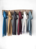 Alpaca Scarf - 100% Baby Alpaca Scarf - Blue Jean