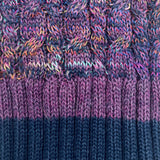 NEW! Kid's Alpaca Scarves - Braided - Violet Vortex