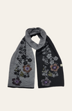 Julia Alpaca Scarf | Hand Embroidered: Clay
