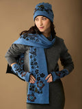 WUAMAN - Alpaca - Julia Alpaca Scarf | Hand Embroidery | Fall