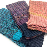 NEW! Kid's Alpaca Scarves - Braided - Blueberry Twist