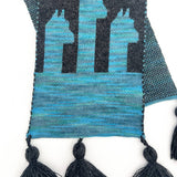NEW! Kid's Alpaca Scarves - Pacas - Aqua Paca
