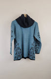 Oversized Alpaca Sweater | Reversible | Hand Embroidery