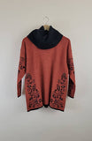 Oversized Alpaca Sweater | Reversible | Hand Embroidery