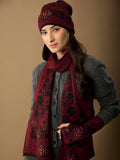 WUAMAN - Alpaca - Julia Alpaca Scarf | Hand Embroidery | Fall