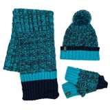 NEW! Kid's Alpaca Scarves - Braided - Blueberry Twist