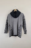 Oversized Alpaca Sweater | Reversible | Hand Embroidery