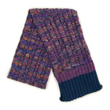 NEW! Kid's Alpaca Scarves - Braided - Violet Vortex