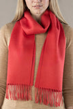 Solid Weave Brushed Alpaca Scarf