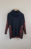 Oversized Alpaca Sweater | Reversible | Hand Embroidery