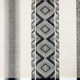 Black Grey Diamonds Alpaca Poncho