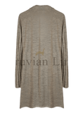 Brisa Alpaca Open Cardigan