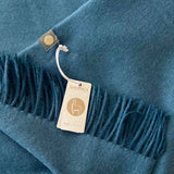 Alpaca Scarf - 100% Baby Alpaca Scarf - Blue Jean
