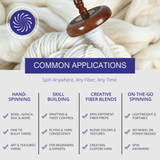 Premium Top Whorl Drop Spindle