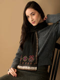 WUAMAN - Alpaca - Eva Alpaca Scarf | Hand Embroidery | Fall