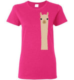 t-shirt: Alpaca Watching Gildan Ladies