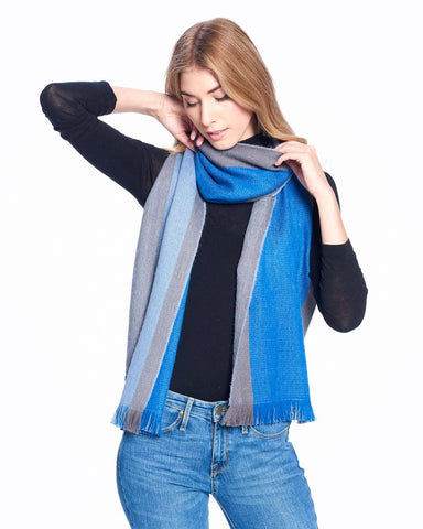 Alpaca Reversible Scarf - Tradewinds