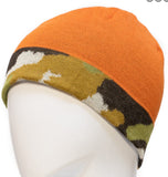Alpaca Hat 100% - Camouflage Beanie Reversible