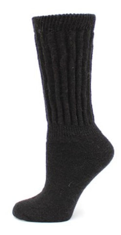Alpaca Socks - Therapeutic Non-Binding S M L XL - Also available in XXL (Charcoal/Black only)