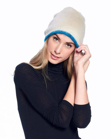 Alpaca Reversible Beanie - Glacier