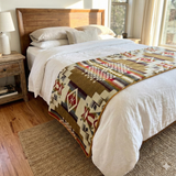 Andean Alpaca Wool Blanket - Sandstone