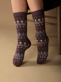WUAMAN - Alpaca - Alpaca Socks | Light Cushion Socks | Crew Socks