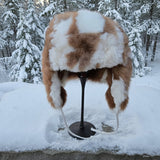 100% Baby Alpaca  RCMP Fur Hat With Earflaps Chullo