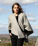 100% Baby Alpaca Woven Ruana