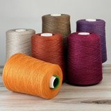 Revolution Fibers Zephira Wool-Silk 1lb Cones | 2/18 Lace Weight Yarn | 50% Superfine Merino Wool & 50% Tussah Silk