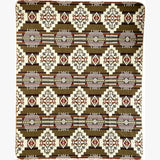 Andean Alpaca Wool Blanket - Sandstone