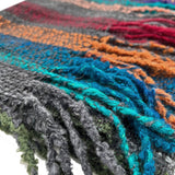 Shupaca Alpaca - NEW! Fringe Alpaca Scarf - Boucle - Eucalyptus