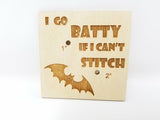 Corner Square Bat for Cross Stitch