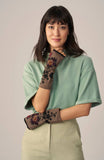 WUAMAN - Alpaca - Julia Alpaca Wrist Warmers | Hand Embroidery | Fall