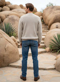 PERUVIAN PERFECTION - SW-89  Men's Sweaters Honeycomb Knit