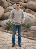 PERUVIAN PERFECTION - SW-89  Men's Sweaters Honeycomb Knit
