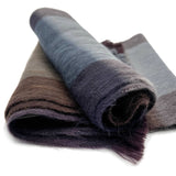 Shupaca Alpaca - NEW! Alpaca Plaid Scarf - Mocha