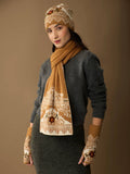 WUAMAN - Alpaca - Isabela Alpaca Scarf | Hand Embroidery | Fall