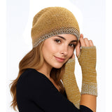 Alpaca Beanie Hat - Trail - Sunflower
