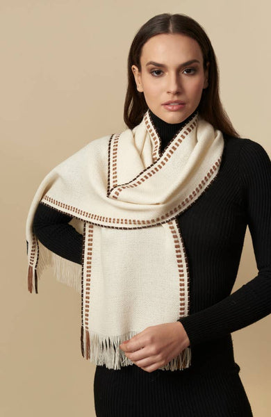 WUAMAN - Alpaca - Baby Alpaca Scarf | Lightweight | Fall