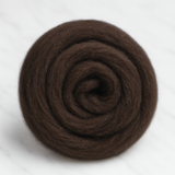 Natural Brown Corriedale Cross Combed Wool Top