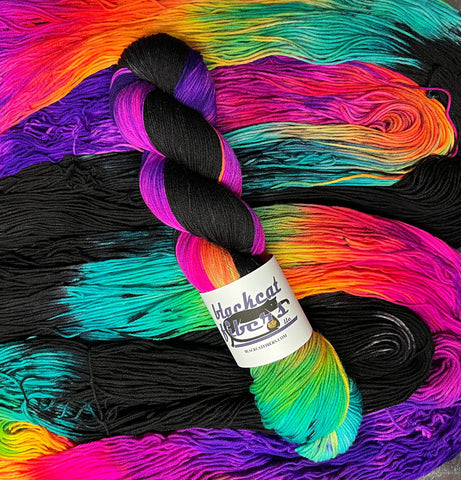 Black Cat Fibers - Flash In The Pan - Nomad Sock