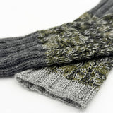 Alpaca Gloves - Braided - Sage