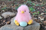 5" Fur Alpaca Yellow Chick