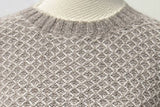 PERUVIAN PERFECTION - SW-89  Men's Sweaters Honeycomb Knit