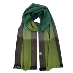 Shupaca Alpaca - NEW! Alpaca Plaid Scarf - Tidepool