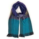Shupaca Alpaca - NEW! Alpaca Plaid Scarf - Nightfall