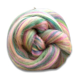 Bambino Range Roving (8 Ounces) | Tonal Blend of 85% Dyed Merino and 15% Dyed Bamboo