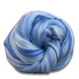 Bambino Range Roving (8 Ounces) | Tonal Blend of 85% Dyed Merino and 15% Dyed Bamboo
