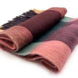 Shupaca Alpaca - NEW! Alpaca Plaid Scarf - Sangria