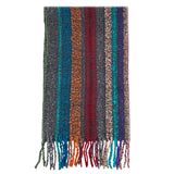 Shupaca Alpaca - NEW! Fringe Alpaca Scarf - Boucle - Eucalyptus